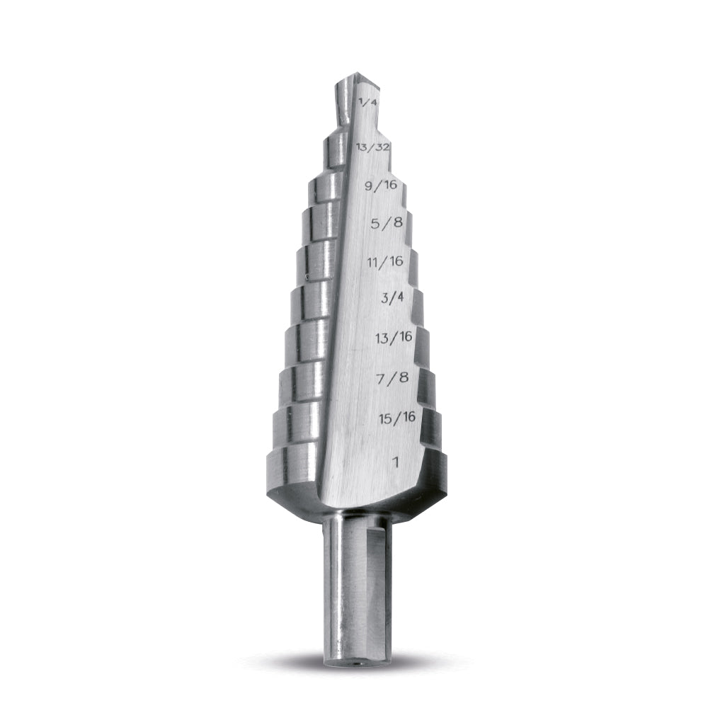 Evolution SD-10: 1/4 - 1 in. Straight Flute Step Drill