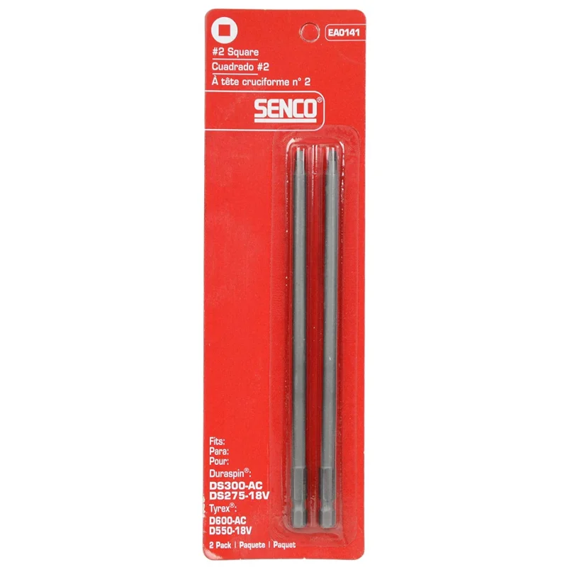 Senco EA0141 #2 Square Bits – Duraspin Technology Integrated Auto-Feed Screw System