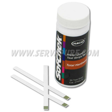Total Hardness Test Strips, 0-425 mg/L, 50 Count, Hach Sofchek