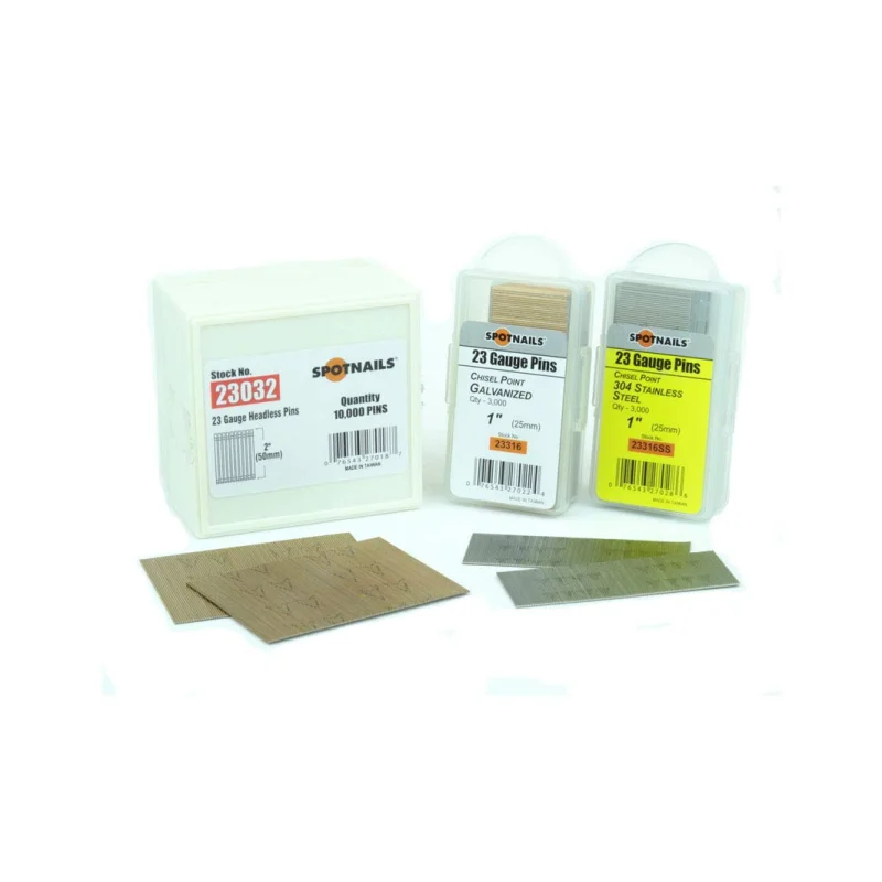 SpotNails 23014 7/8″ 23 Ga Headless Pins 100M