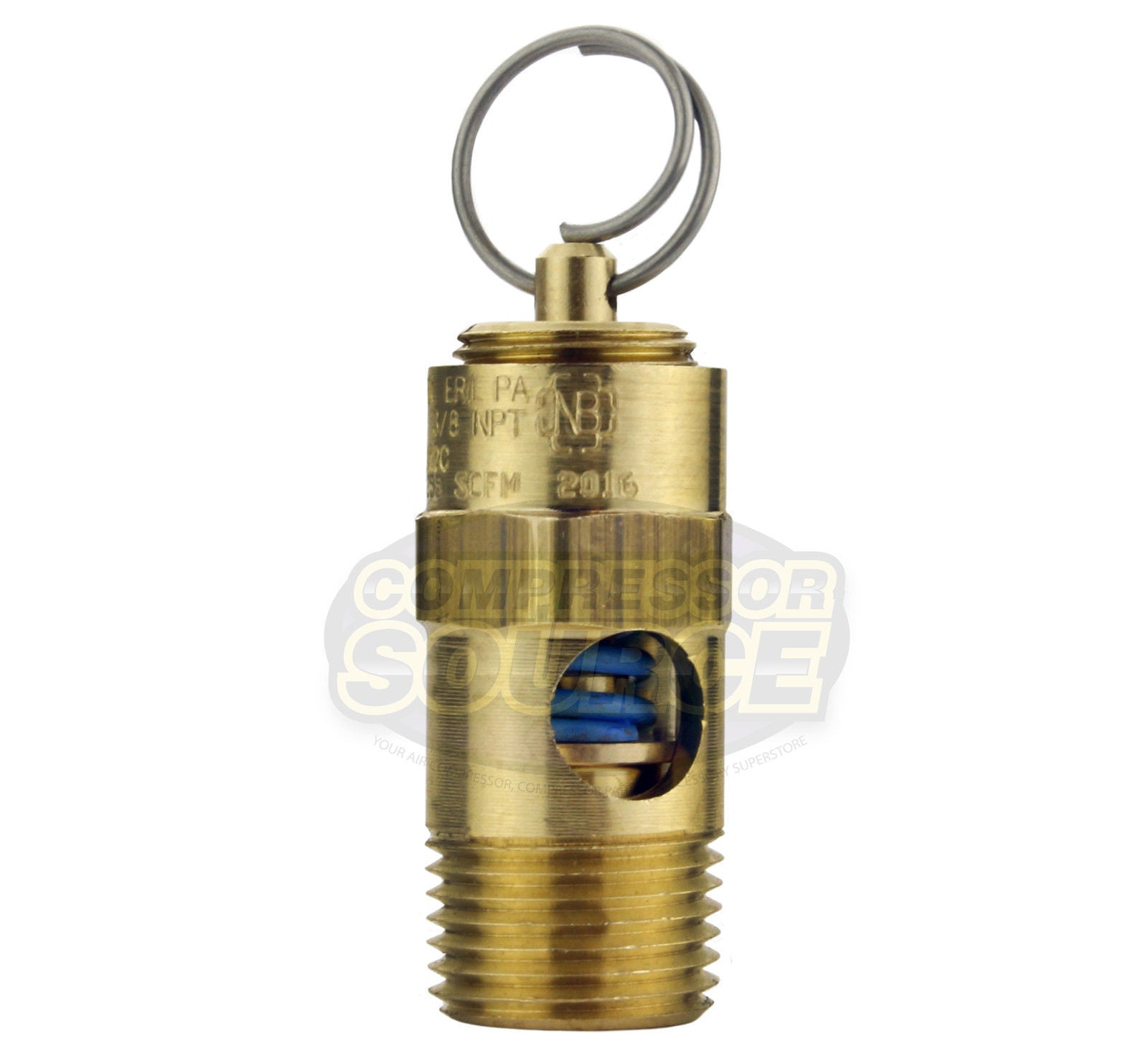 200 PSI 3/8" MNPT Air Compressor Pressure Relief Safety Pop Off Valve