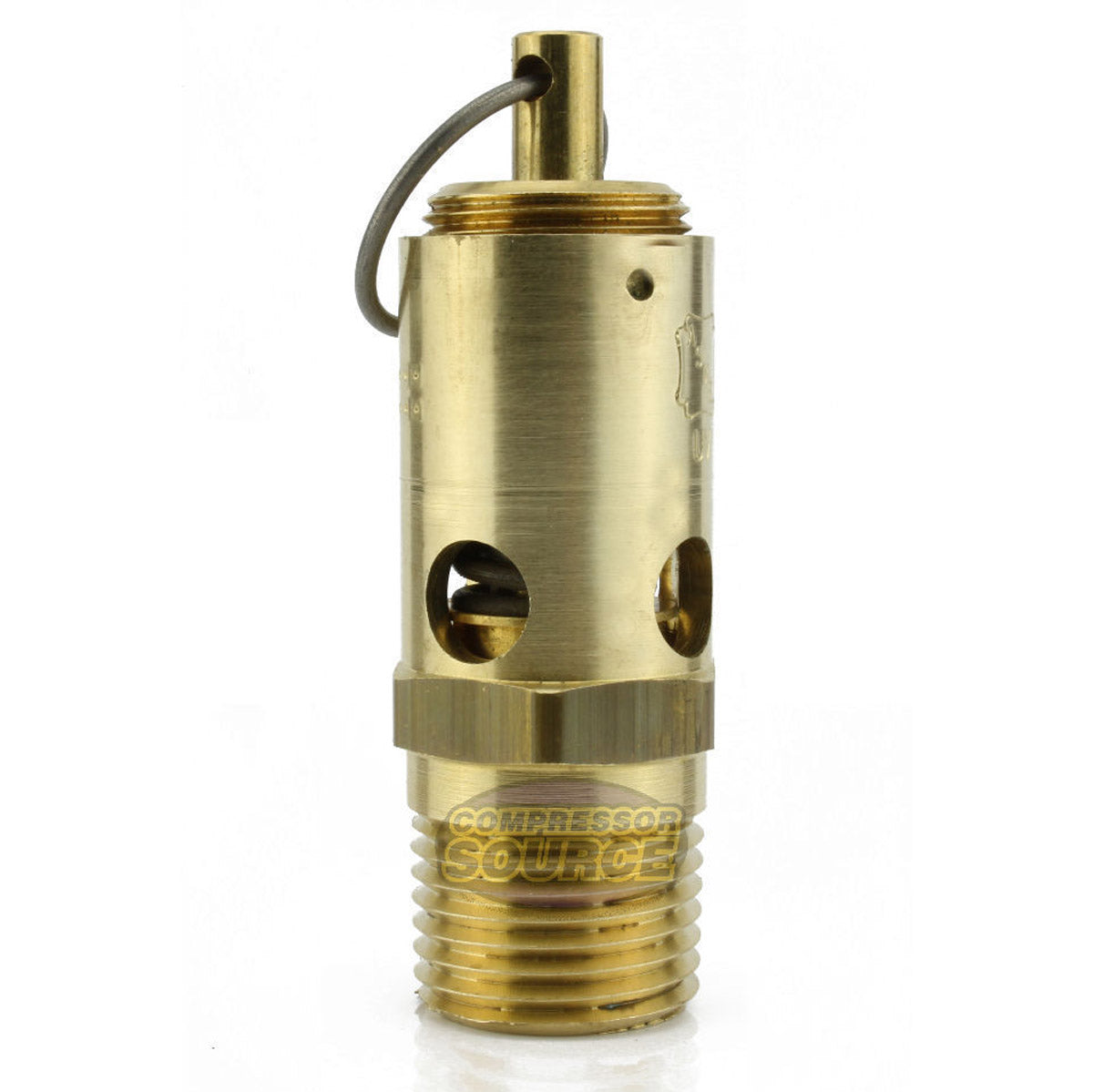 75 PSI 1/2" MNPT Air Compressor Pressure Relief Safety Pop Off Valve