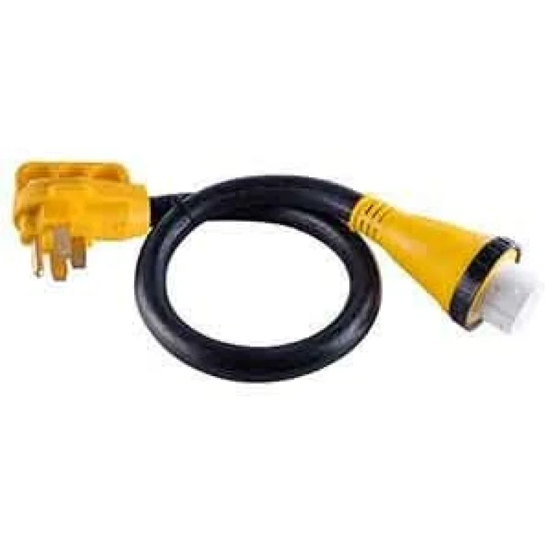 Superior Electric RVA1533 50 ft. 50 Amp NEMA SS 2-50R RV 6AWG Cord With Connector Plug NEMA 14-50P & Handle