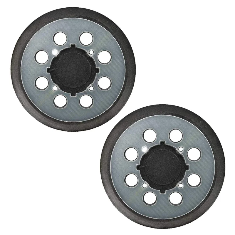 Superior Parts RSP54 5″ Dia 8 Vacuum Holes Hook & Loop Sanding Pad for Dewalt N329079 (Pair)