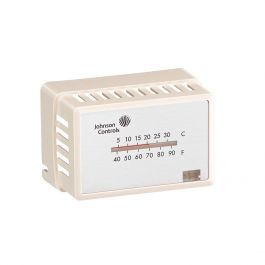Johnson Controls T-4000-2140 Horizontal Thermostat Plastic Cover Beige