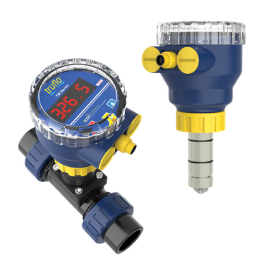 ICON TIR-P-L Insertion Paddle Flow Meter, 6-24" Pipe Size, Blind Display, Pulse, 4-20 mA