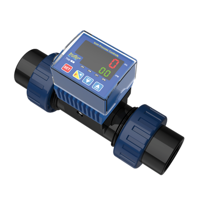 ICON TKM-40-PFlow Meter, 1.5" Connection, 6.5-225 GPM, Flow Rate + Flow Total Pulse, 4-20 mA
