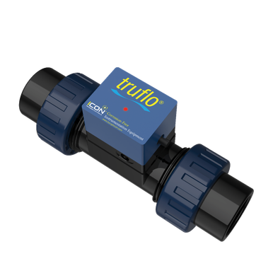 ICON TKW-40-PFlow Meter, 1.5" Connection, 6.5-225 GPM, Blind Display