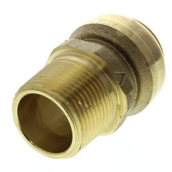 Sharkbite Pex Fitting, 1'' Sharkbite x 1'' MNPT Connector, Lead Free