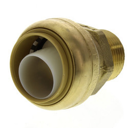 Sharkbite Pex Fitting, 1'' Sharkbite x 3/4'' MNPT Reducing Connector, Lead Free