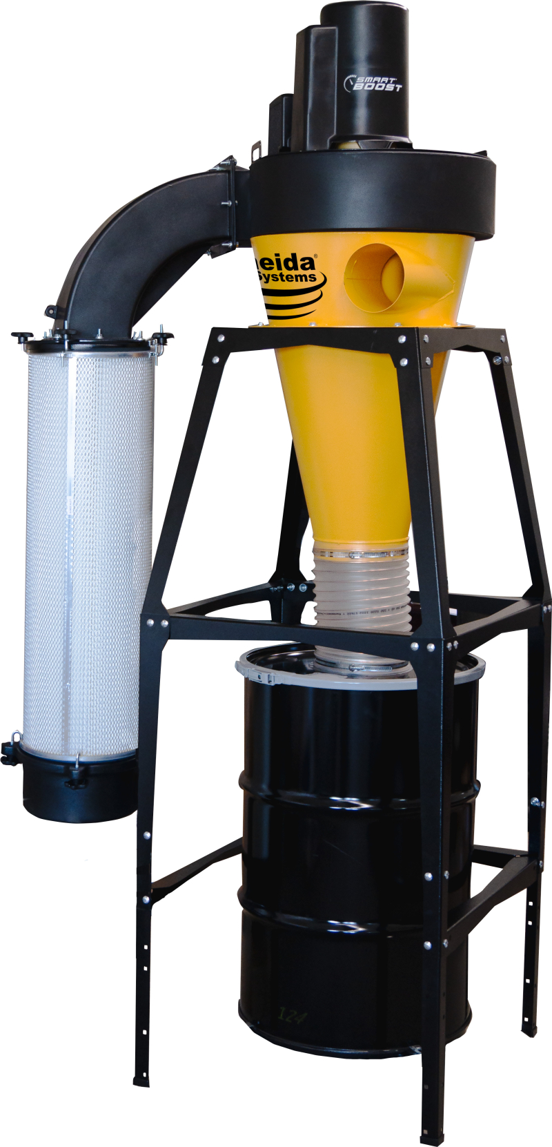 3hp V-System 3000 SMART Boost 55 Gal. Freestanding HEPA-GFM Cyclone Dust Collector