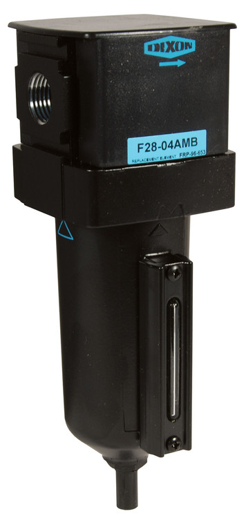 Dixon Wilkerson 3/4 in. F28 Standard Filter with Metal Bowl & Sight Glass - Manual Drain